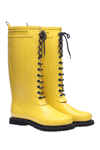 Lovely, expensive, Danish, natural, lined rubber boots