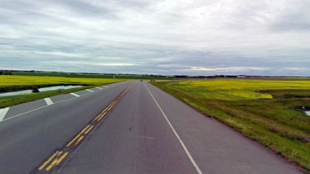Ahhh, wide open roads!   Photo credit: Google Street View via cbc.ca