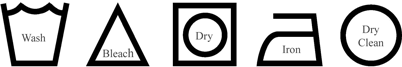 Fabric Care Symbols