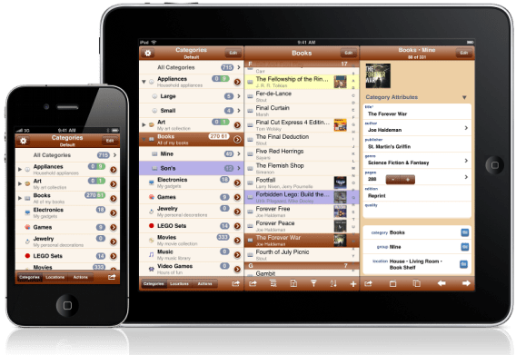 MyStuff2 Pro iPad app