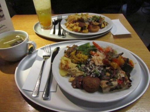 Loaded plates at Tibits!