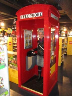 LEGO phone box at Hamley's toy shop!
