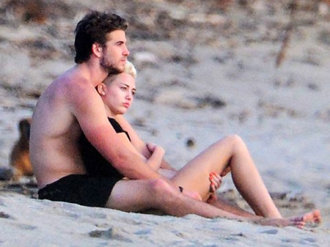 Quality photo of Miley and Liam from people.com!