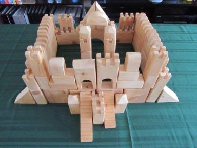 The castle blocks were a backdrop for many an elaborate drama