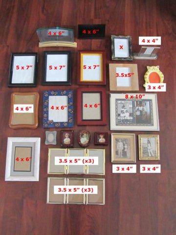 How I inventoried my picture frames