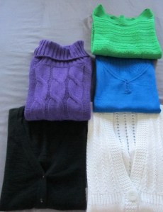 Sweaters I bought this year