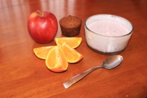 Typical array of snacks for a work day!