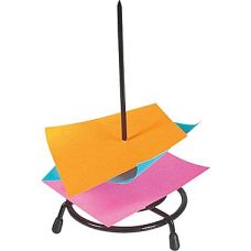 Your co-workers used to leave you messages and notes on the spike on your desk!