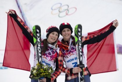 Gold and silver in skicross 2014