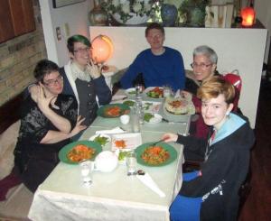 Veg Heads (Link, Rom and I at the back)