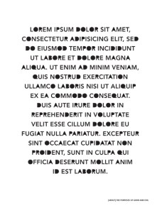 Lovely rendition of Lorem ipsum from arwilkinson dot com