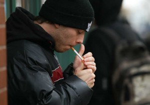 This is called "going out for a smoke." (Photo: blogs.windsorstar.com)