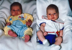 2 views of Link at 7 weeks old. You never know who they are going to be!