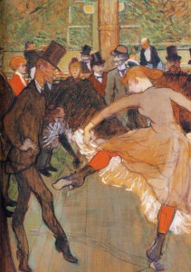 Toulouse-Lautrec, Training of the New Girls (Moulin Rouge), 1889