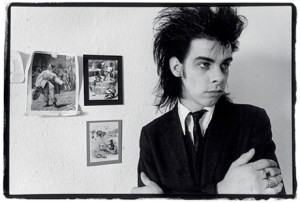 A wee Nick Cave back in the 80s (he is now 57) - photo by Bleddyn Butcher