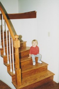 Stairway niche that begged to be decorated