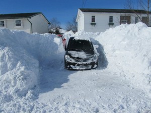 Shovelling progress, Day 2