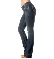 Silver "Suki" jeans  (I also liked the Tuesday ones but they are super-low-rise and baby-boot-cut!)
