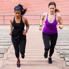 I have climbed more stairs because of Fitbit but you won't catch me running!