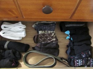 Sock Drawer before