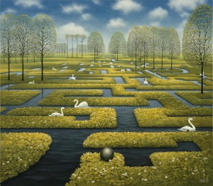 Spring Labyrinth by Jacek Yerka